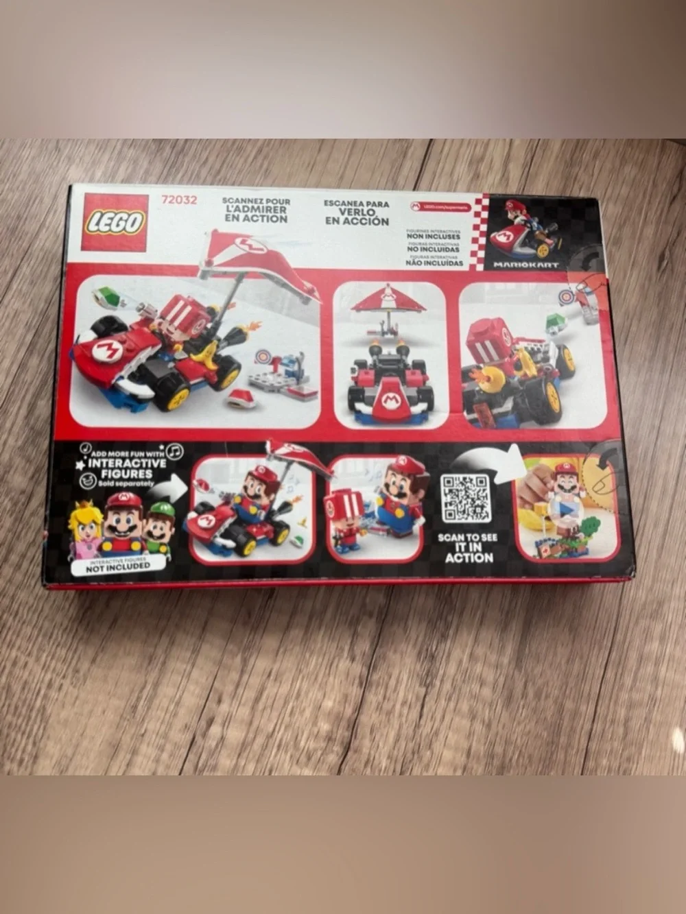 Lego Super Mario Red and Black Mario Kart Set